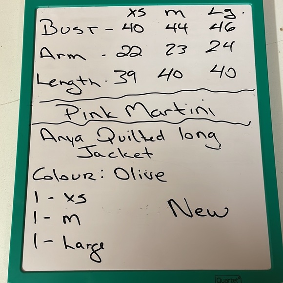 PINK MARTINI / ANYA QUILTED LONG JACKET - Picture 6 of 6